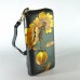 Жіночий шкіряний гаманець з технологією RFid Bauhinia Gold чорний