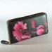 Женский кожаный кошелек с технологией RFid Bauhinia Red черный