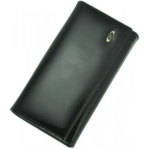 Шкіряний жіночий гаманець ST BC46 Black