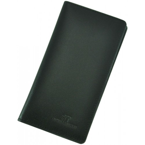 Кожаный кошелек ST Bill Black
