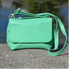 Шкіряний жіночий клатч Cross ментоловий