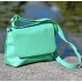 Шкіряний жіночий клатч Cross ментоловий