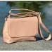 Кожаный женский клатч Cross пудра
