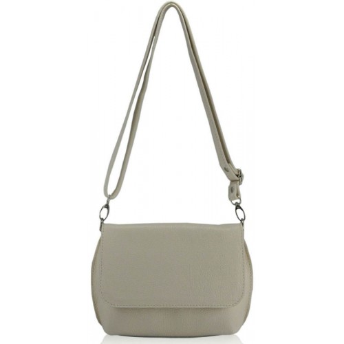 Кожаный женский клатч Cross молочный