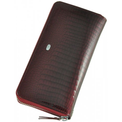 Кожаный женский кошелек ST AE38 Jujube Red