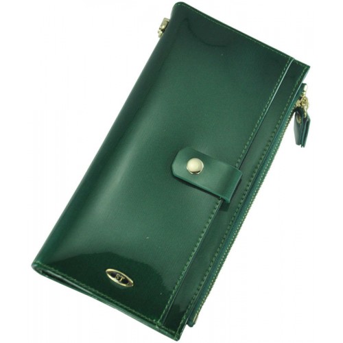 Кожаный женский кошелек ST BC420 GREEN