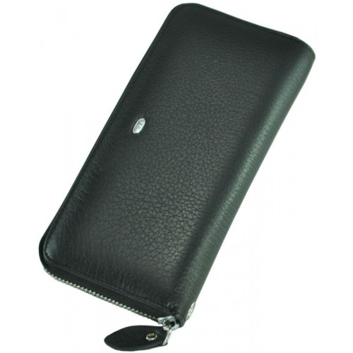 Шкіряний жіночий гаманець ST38 Black