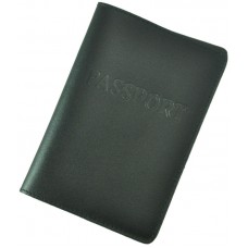 Шкіряна обкладинка для паспорта Pass чорна