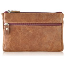 Шкіряна жіноча косметичка Miranda коричнева