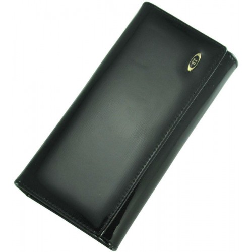 Шкіряний жіночий гаманець ST BC34 BLACK