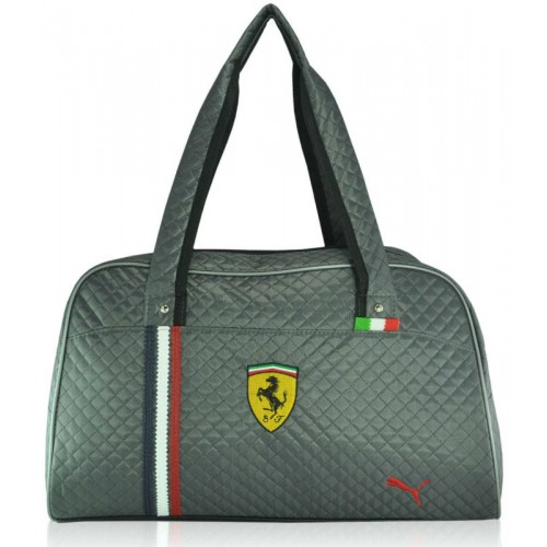 Спортивная стеганая сумка Puma Valise серая