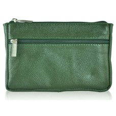 Шкіряна жіноча косметичка Miranda зелена