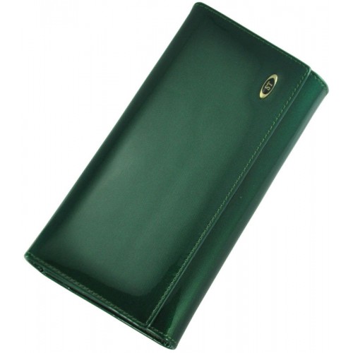 Кожаный женский кошелек ST BC34 GREEN