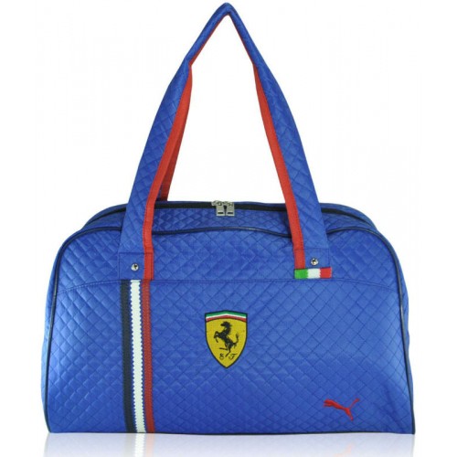 Спортивная стеганая сумка Puma Valise синяя