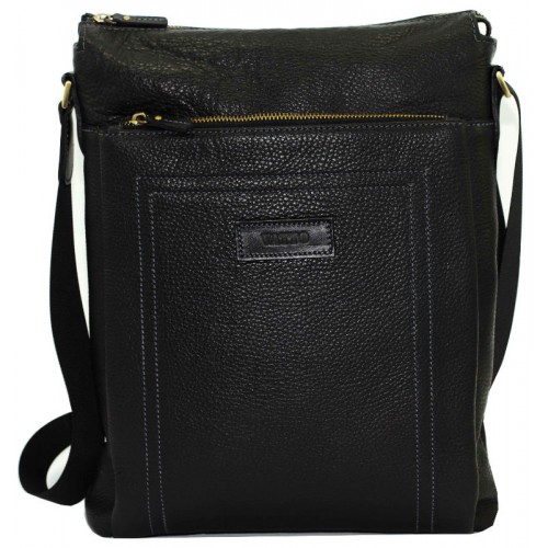 Мужская кожаная сумка VATTO Mk41 FL8Kаz1 черная