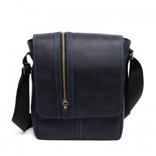 Мужская кожаная сумка VATTO MK28Kr600 синяя