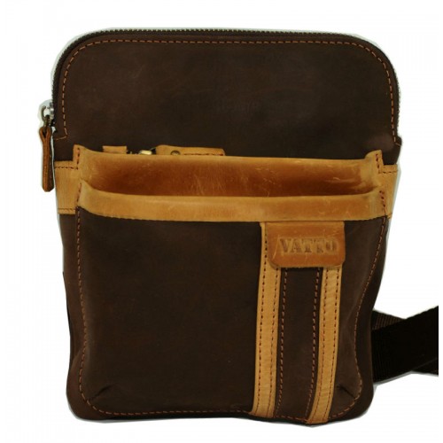 Чоловіча шкіряна сумка VATTO Mk-54 Kr450.190 коричнева