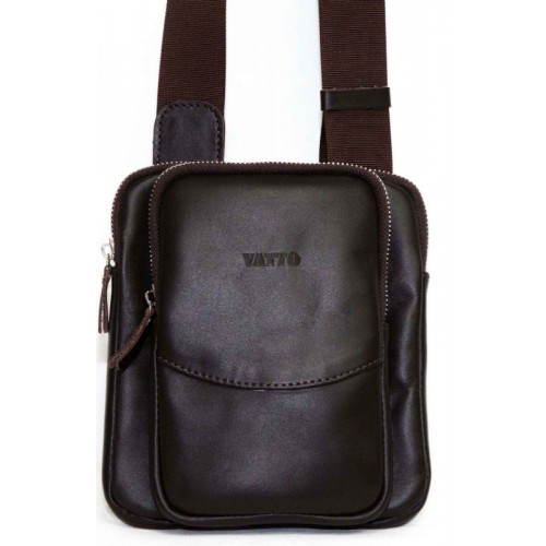 Чоловіча шкіряна сумка VATTO Mk12 Kaz400 коричнева