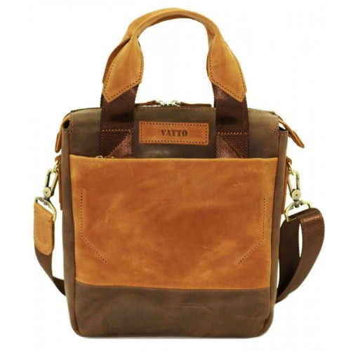 Мужская кожаная сумка VATTO Mk33.2Kr450.190 коричневая