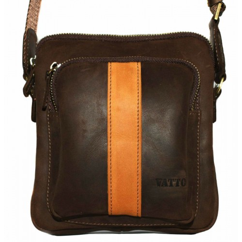 Мужская кожаная сумка VATTO Mk48 Kr450.190 коричневая