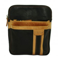 Чоловіча шкіряна сумка VATTO Mk-54Kr670.190 чорна Чоловіча шкіряна сумка VATTO Mk-54Kr670.190 чорна