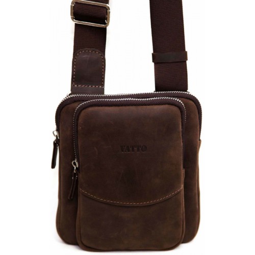 Чоловіча шкіряна сумка VATTO Mk12 Kr450 коричнева