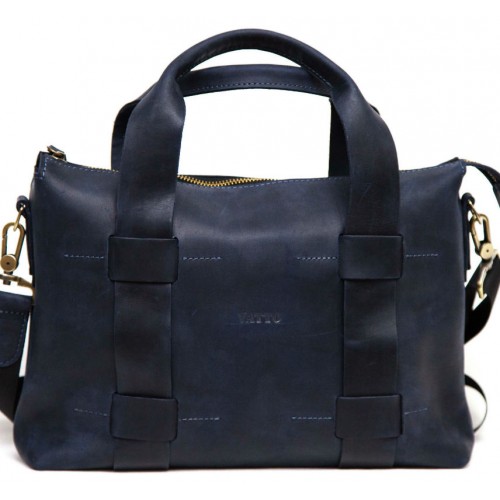 Мужской кожаный портфель VATTO MK22Kr600 синий