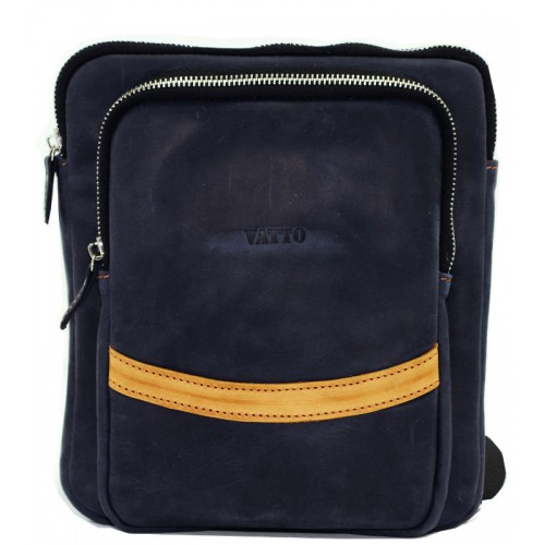 Мужская кожаная сумка VATTO Mk12.2 Kr600.190 синяя