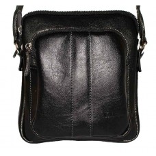 Чоловіча шкіряна сумка VATTO Mk-48 Kаz1 чорна Чоловіча шкіряна сумка VATTO Mk-48 Kаz1 чорна