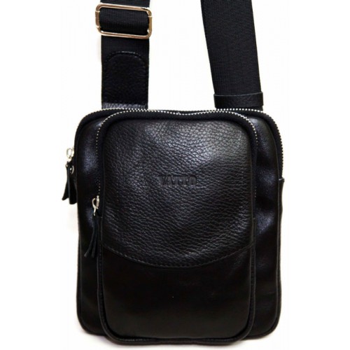 Мужская кожаная сумка VATTO MK12 F8KAZ1 чёрная