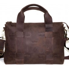  Мужской кожаный портфель VATTO Mk23 Kr450 коричневый