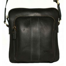 Чоловіча шкіряна сумка VATTO Mk-48Kr670 чорна Чоловіча шкіряна сумка VATTO Mk-48Kr670 чорна