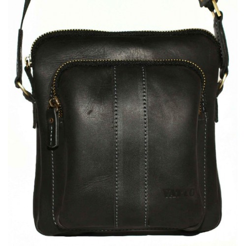 Чоловіча шкіряна сумка VATTO Mk-48Kr670 чорна