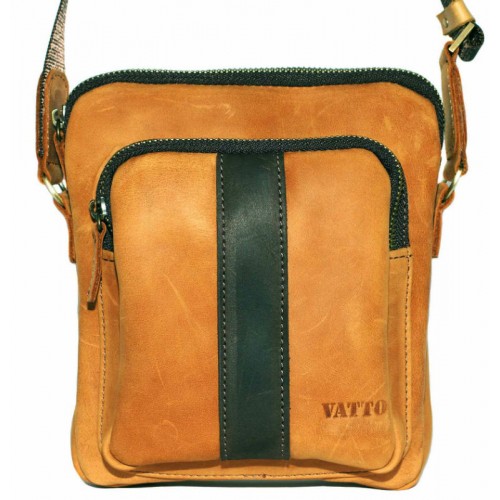 Мужская кожаная сумка VATTO Mk48Kr190.450 рыжая