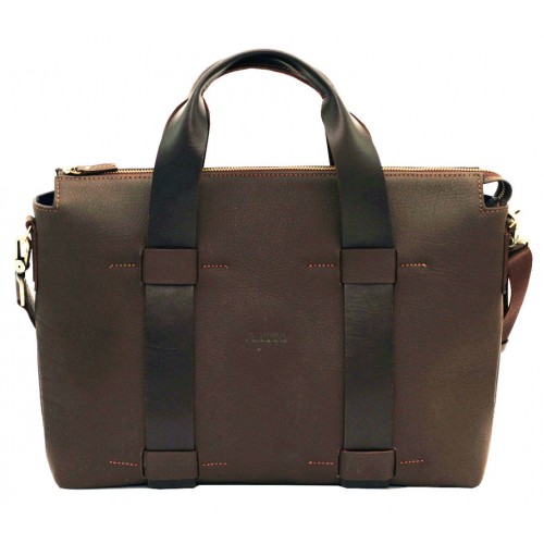 Чоловічий шкіряний портфель VATTO Mk23Fl7Kaz400 коричневий