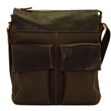 Мужская кожаная сумка VATTO Mk41.4 FL7Kаz400 коричневая