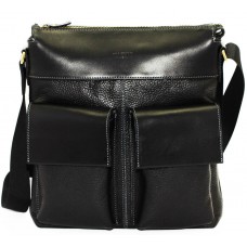 Мужская кожаная сумка VATTO Mk41.4 FL8Kаz1 чёрная