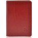 Обложка для парспорта кожаная Grande Pelle Gloss красная