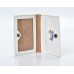 Обкладинка на пластиковий паспорт бежева з марками