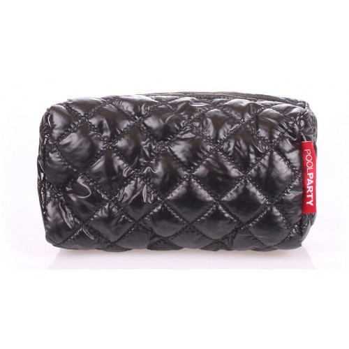 Косметичка POOLPARTY cosmetic-stitch-black черная