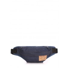Сумка на пояс POOLPARTY bumbag-jeans синяя