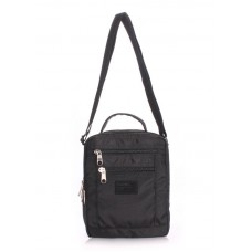 Мужская сумка на плечо POOLPARTY siteimage-crossbody-black черная