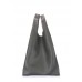 Кожаная сумка POOLPARTY leather-tote-khaki хаки