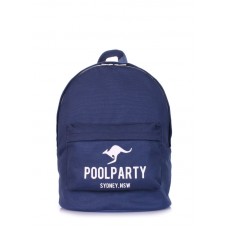 Рюкзак молодежный POOLPARTY backpack-kangaroo-darkblue тёмно-синий