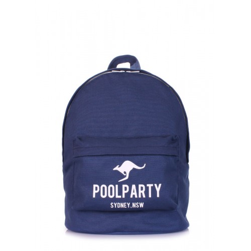 Рюкзак молодежный POOLPARTY backpack-kangaroo-darkblue тёмно-синий