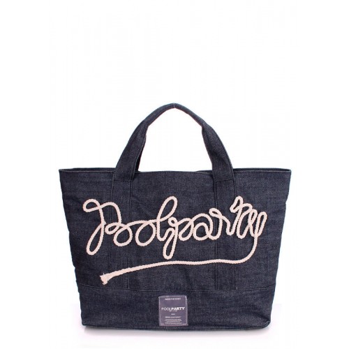 Джинсова сумка POOLPARTY poolparty-sailor-jeans синя