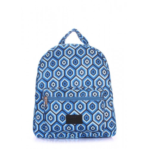 Рюкзак женский POOLPARTY xs-bckpck-cells синий