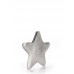 Шкіряний клатч-косметичка POOLPARTY STAR star-silver срібний