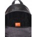 Рюкзак женский POOLPARTY backpack-pu-black-orange черный