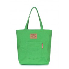 Коттоновая сумка POOLPARTY arizona-green зеленая